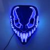 New Personalized Creative Halloween Led Glow Neon Terror Fluorescent Mask Mask