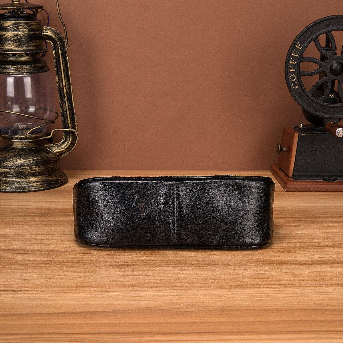 Johnature женская сумка в стиле ретро из натуральной кожи — фото 5