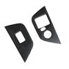 2Pcs Carbon Fiber Interior Front Window Console Cover For BMW Z4 E85 2003-2008