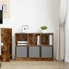 Sideboard Smoked Oak 88.5 x 27.5 x 63.5 cm