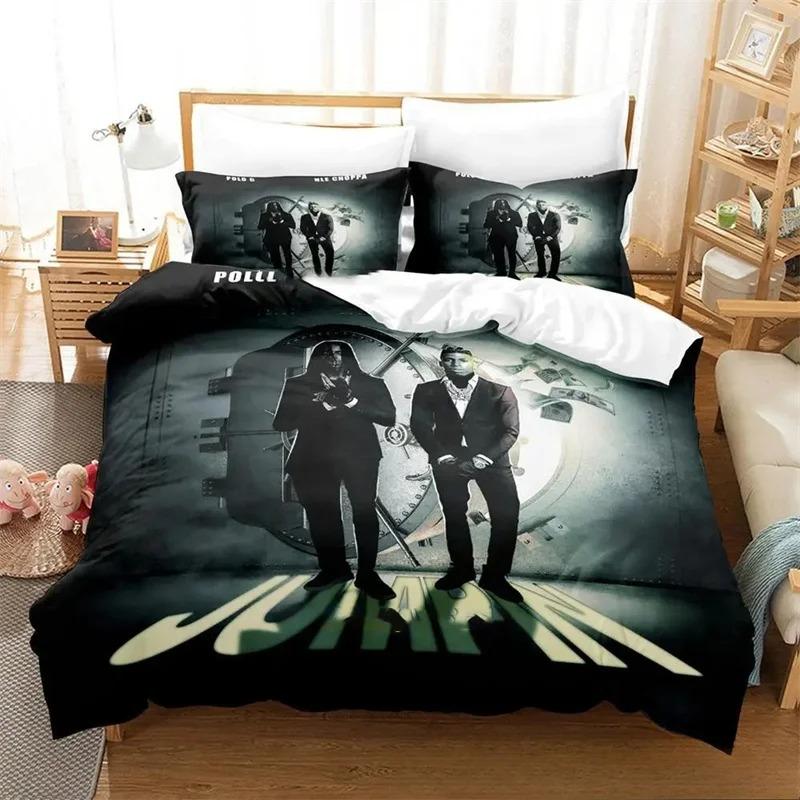 3D NLE Choppa Rapçi Yatak Takımı, Nevresim Yorgan Yatak Takımı Yorgan Kılıfı Yastık Kılıfı, King Queen Tek Boy Erkek Çocuk Kız Çocuk Yetişkinler