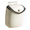 Hanging Small Trash Can Wall Mounted Punch   Kitchen Compost Bin with Lid for Counter Top Under Sink Bathroom Living Room