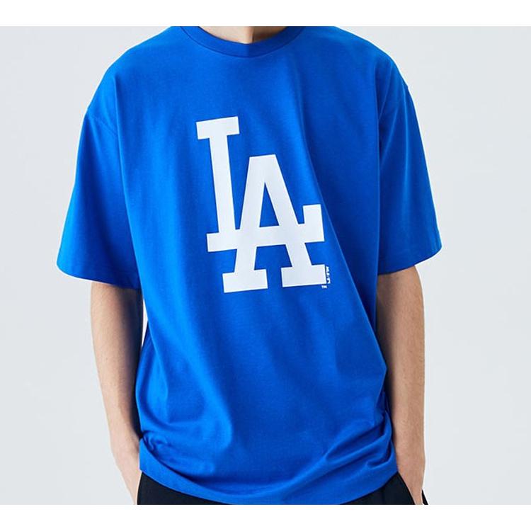 MLB Los Angeles Dodgers T Shirts Unisex Blue Crew Neck Moderate Straight Fit 31TS09031-07U