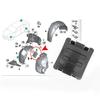 For BMW F30 F20 F31 F21 F22 F23 F32 Front Mudguard Wheel Arch Liner Access Panel Cover For BMW 1 2 3 Series 51717260397
