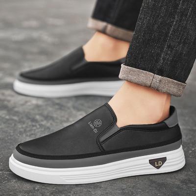 Autumn New Large Size Men's Doudou Shoes Breathable Casual Fashion Leather Shoes Trendy Men's Shoes