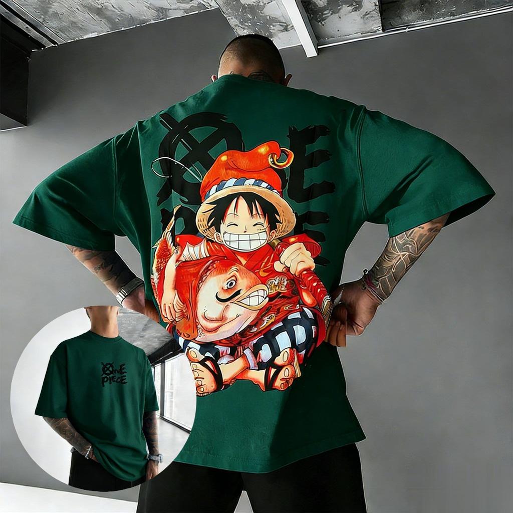 One Piece Luffy Anime Graphic T Shirt Men Women 2026 Summer Streetwear Tee Oversized Casual Short Sleeve Tops Cartoon Print Y2k