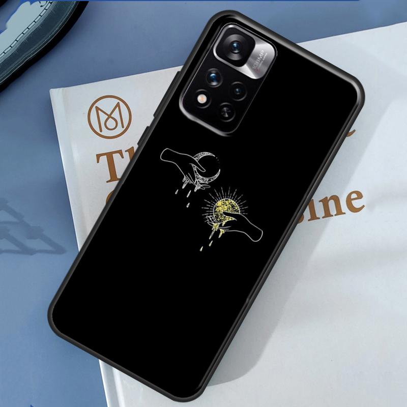 Sun Moon Case For Xiaomi Redmi Note 13 12 11 9 10 14 Pro 9S 10S 11S 12S Redmi 14C 10C 12C 13C Cover