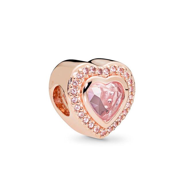 Nuovo ciondolo alla moda originale con perline d'amore, adatto per gioielli, braccialetti e collane da donna, accessori fai da te