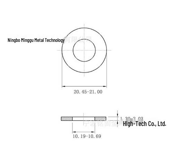1/2 Inch 316 Stainless Steel Narrow Type Flat Washer, Large SAE/USS Flat Washer