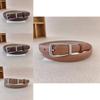 Fashionable Twolayer Leather Waist Belt For Women With Durable Alloy Buckle For Daily Use