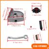 For 3 Holes Clutch Cover Clutch Arm Camshaft Nut Kit Fit 80cc Motorized Bicycle Accessories 10 Tooth Drive Sprocket