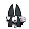 New Interior-Front and Rear Door-Switch Bezel Cap Set For GM Chevy 2016-2018 Malibu