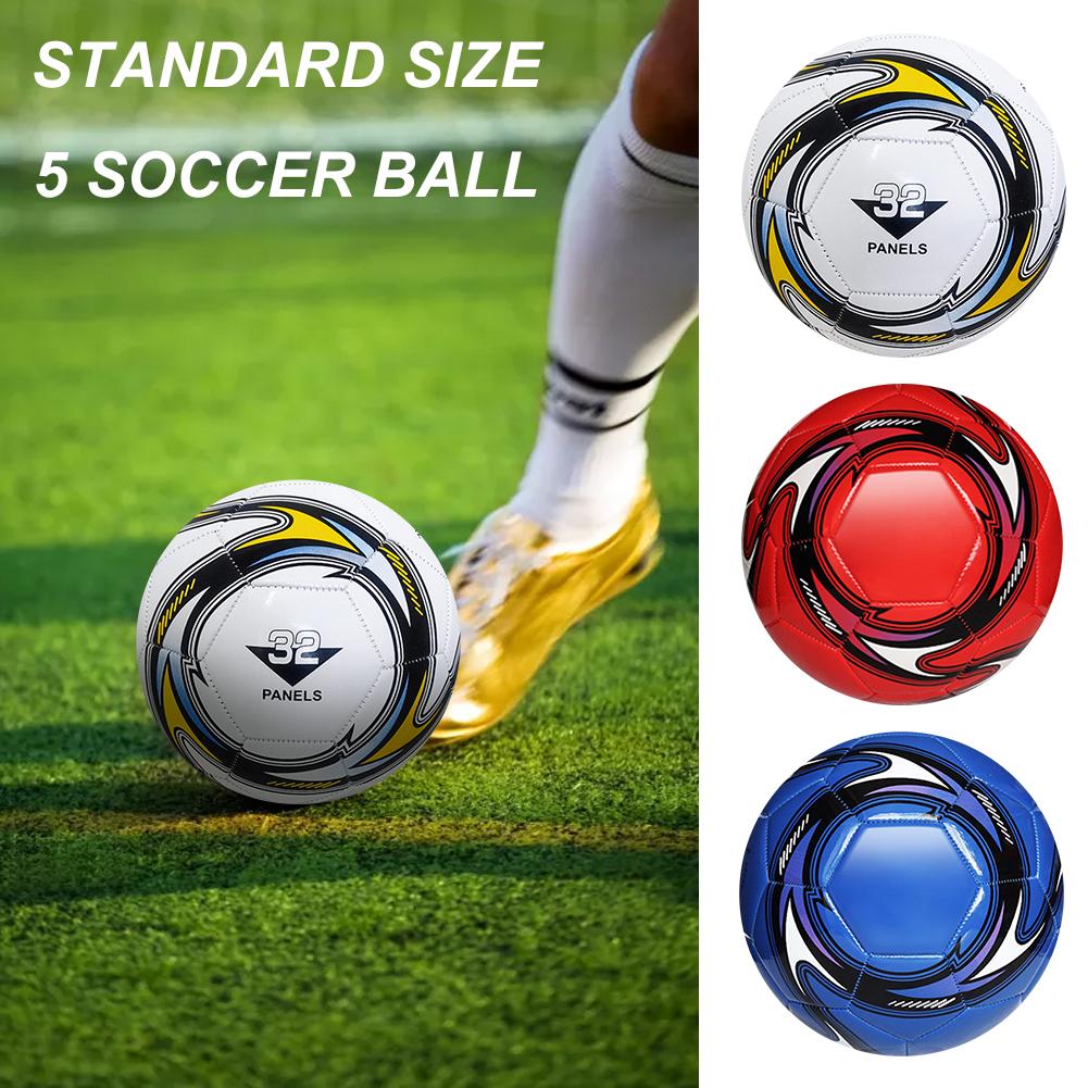Standard Size 5 Soccer Ball Leakproof Campus Football Wear Resistant New Rubber Soccer Ball Elastic Football