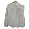 BRUNELLO CUCINELLI White 20Stainless Steel Cotton Blend Shirt with Monile Embellishment tops S whiteUsed