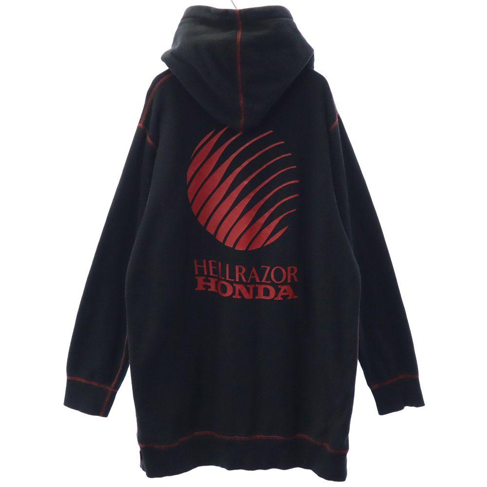 Hellrazor Honda Collaboration Logo Print Long Sleeve Sweatshirts Men's Used