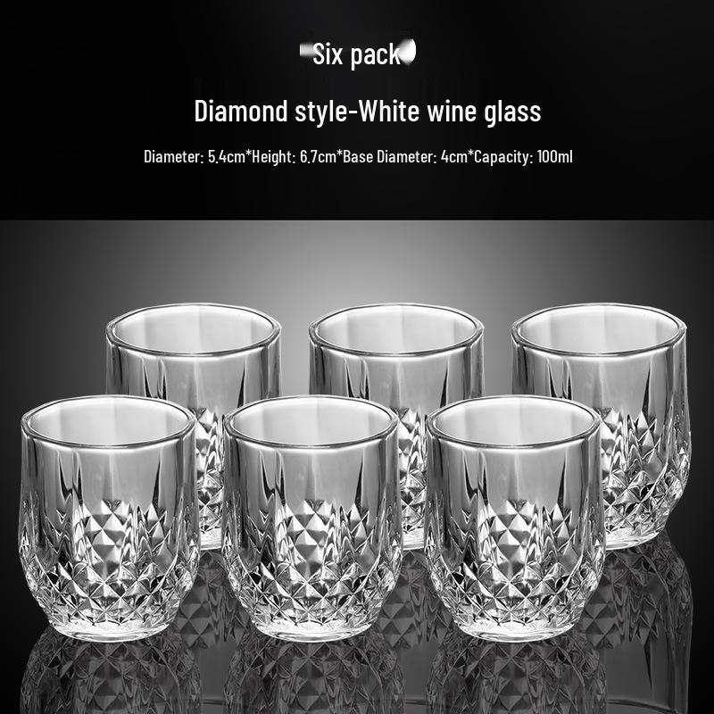 Light Luxury Crystal Baijiu & Beer Shot Glass Set