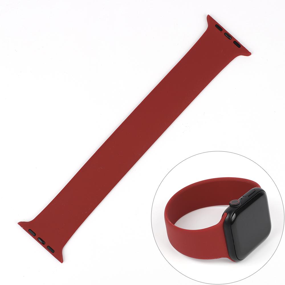 Silicone Loop Watchband 42mm 38mm 40mm 44mm Belt Bracelet Sport Wristband Replacement Watch Strap for Watches SE 6 5 4 3 2 1