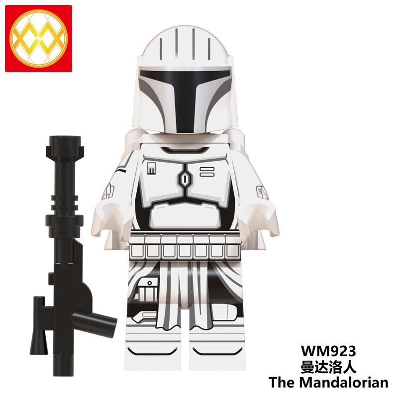 Мини-фигурки мандалорцев, минифигурки «Звездные войны», Lego Toys WM6085 WM923