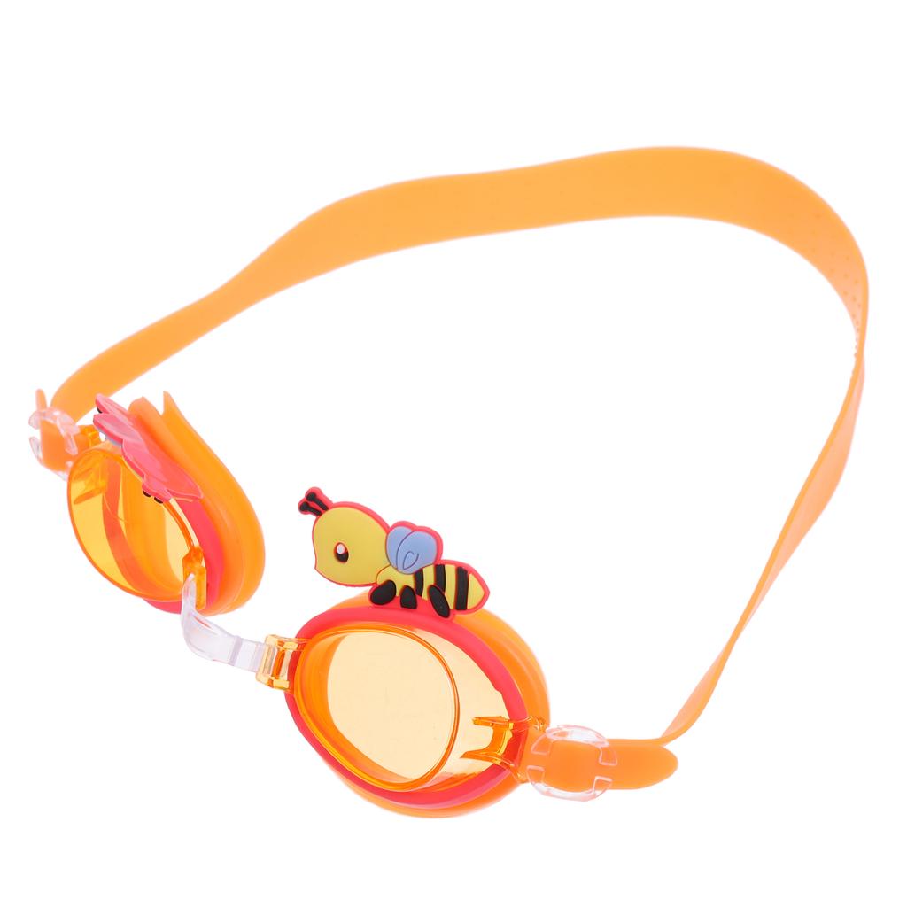 Kinder Schwimmbrille Biene Antibeschlag Silikonstöpsel Leichtgewicht Kinder Schwimmbrille Tragbar 4 7 Hochwertiges Material