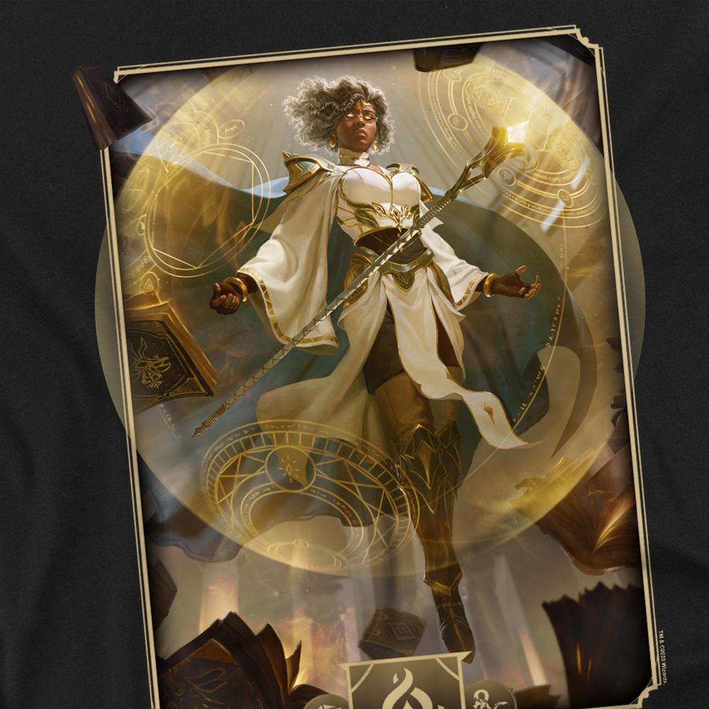 Dungeons & Dragons Mens 2024 Wizard Key Art Long-Sleeved T-Shirt