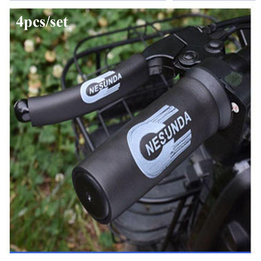 4pcs/set 5 Colors Horn Cover Sponge Handlebar Cover New Electric Bike Gloves  Motorcycle Accessories