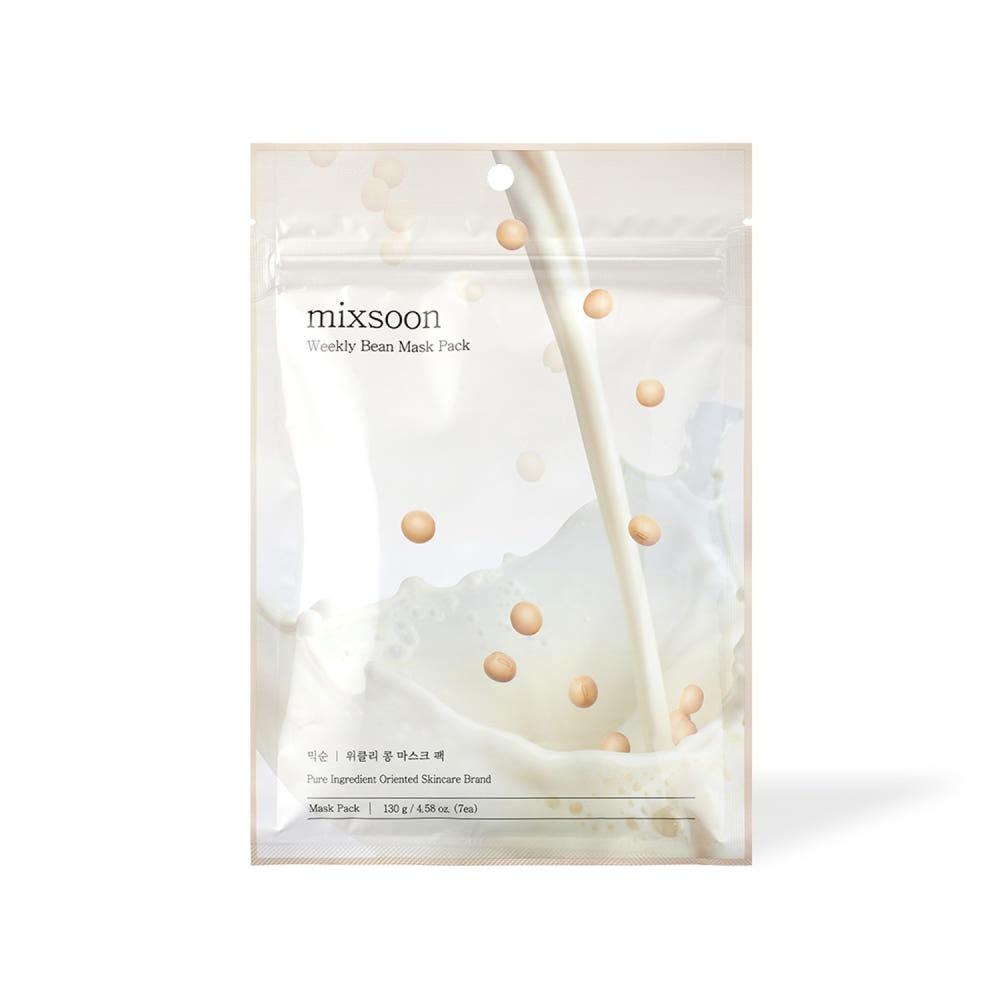 mixsoon Weekly Bean Mask Nourishing & Smoothing Facial Sheet Mask 130g (7 Sheets)
