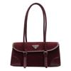 College style large-capacity bag women's 2025 new shoulder underarm bag Maillard matte retro baguette bag