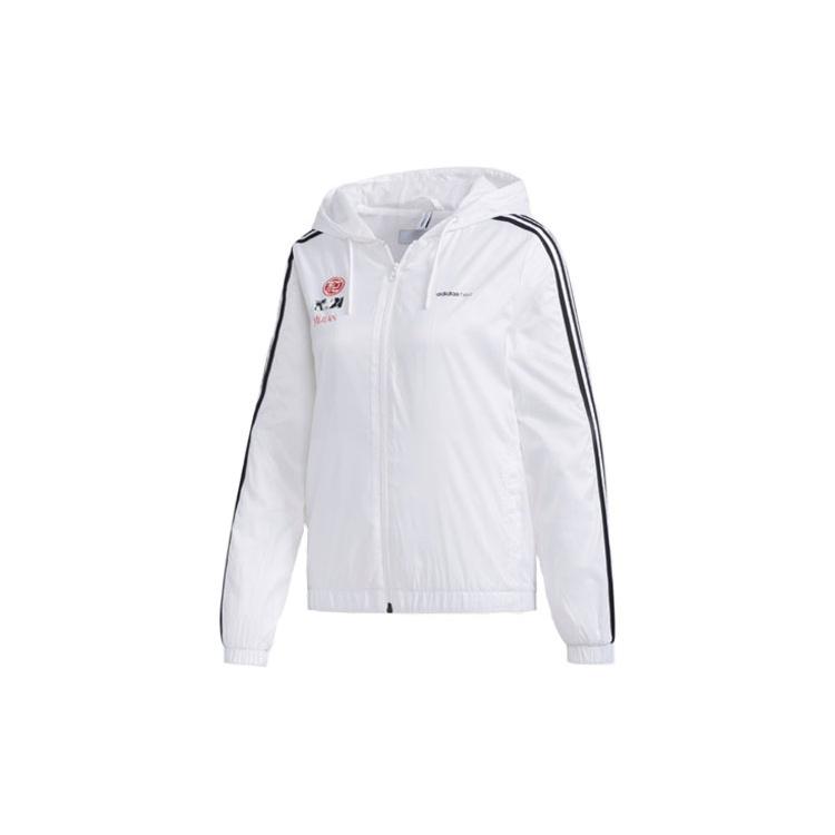 (WMNS) adidas neox x Hua Mulan Printing Sports Jacket White Women s GK5896 M