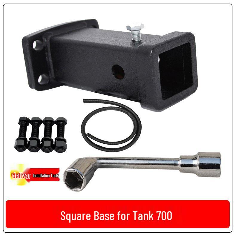 Tank 700 Hi4-T Trailer Converter: Square Hole Base for RV Towing Hitch Modification