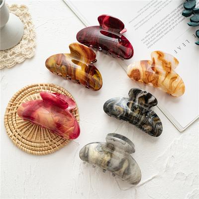 Koreanisch Neu Retro Geometrischer Stern Greifspange Mode Einfach Acryl Damen Pferdeschwanzspange Kopfschmuck