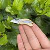 Portable Brass Mini Knife Foldable Pocket Knife Camping Outdoor EDC Gadgets Keychain Survival Multitool Unboxing Cutter Gift