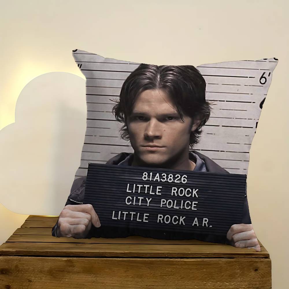 Tv Series Supernatural Pillow Cover Sofa Cushion Cover Home Room Decoration Children Gift
