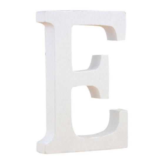 

Puntos деревянные английские буквы алфавита символ орнамент свадьба DIY украшение E