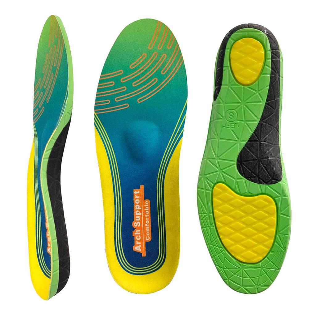 PU Plattfot Fotvalvsstöd Inlägg för X-ben, Stötdämpning & Inåtvänd Fotställning Korrigering för Män & Kvinnor