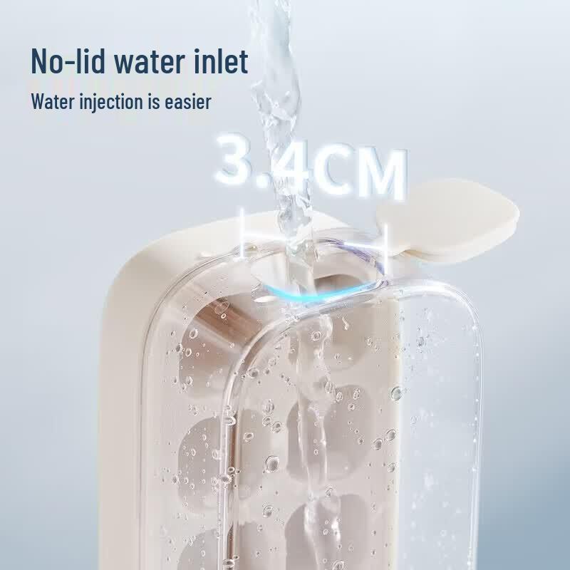 ecoco Lebensmittelechte Silikon-Eiswürfelform mit 21 Fächern und Press-Release-Funktion
