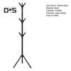 Multi Hook Clothes Rack Stand Coat Hanger High Stability Adjustable Height Easy Assembly Freestanding Clothing Storage Rack