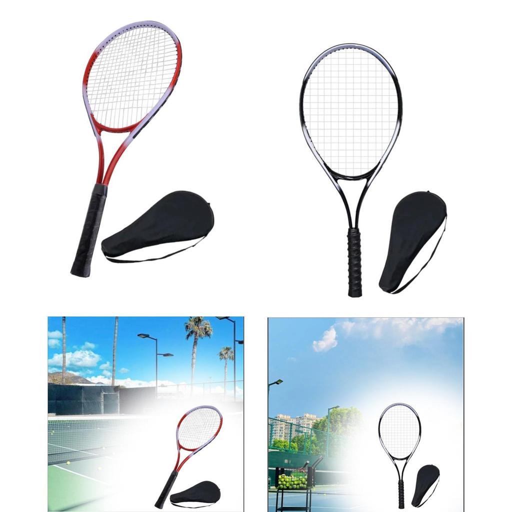 Tennis Racket Only with Storage Bag Practical High Strength Nylon Strings for Outdoor Game Recreational Backyard Summer Training
