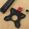 Metric Imperial Milling Groove Bracket Router Circle Jig Aluminum Alloy Milling Round Bracket For Trimming Machine/Woodworking