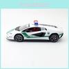 Alloy Car Model Police Vehicle With Light Sound For Kids Playroom