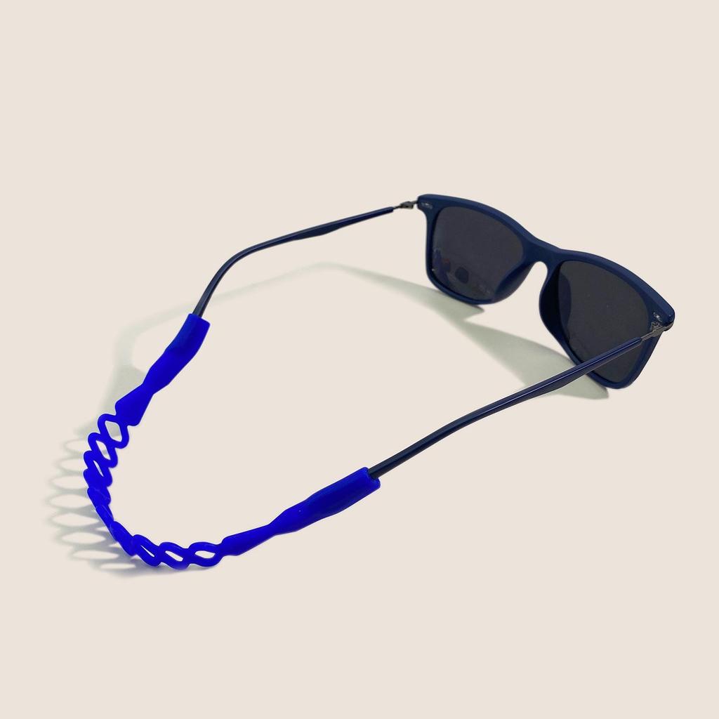 Universal Anti-Slip Silicone Glasses Cord: Elastic Mesh Design for All Foot Sizes