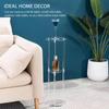 Acrylic Side Table Round Modern Clear Side Tables For Small Space Acrylic Nightstand/Bedside Table For Bedroom Small End Table 3