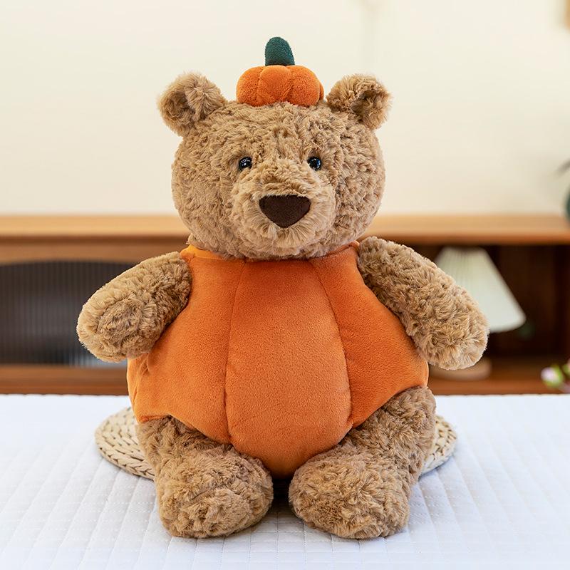 

Очаровательная плюшевая подушка-медведь-тыква в подарок 40cm, 0.4kg