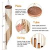 Handcrafted Aluminum Wind Chimes Beautiful For Outside Gold/silver Bells Home Patio Garden Wedding Party Memorial Decor Gifts