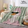 Cute Cool Duck Flannel Blanket Perfect for Sofa Office Bed Travel Sleep Read Relax Camping Four Season Use