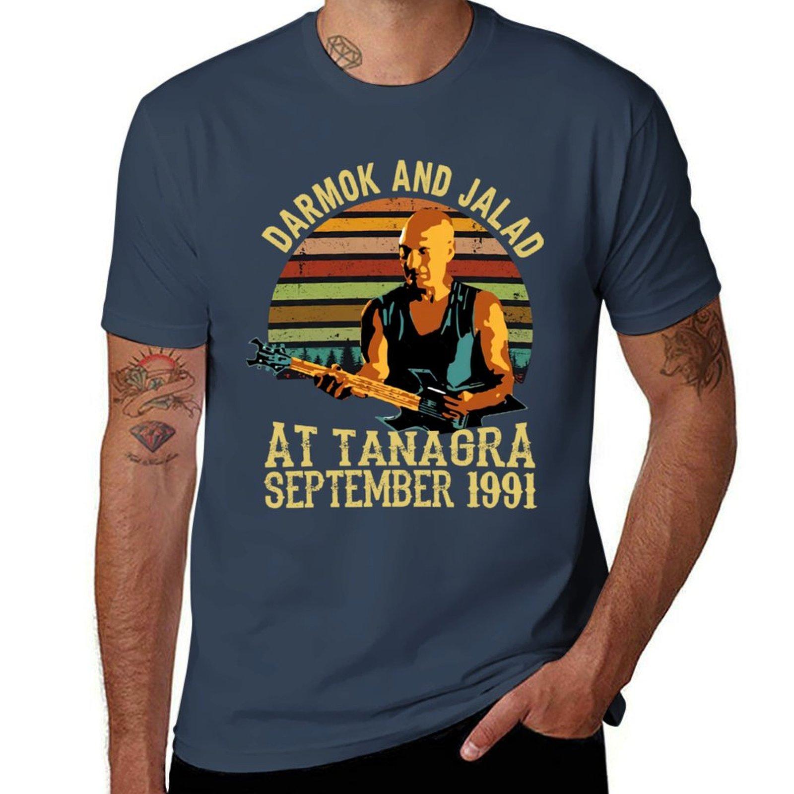 Darmok And Jalad At Tanagra September 1991 Vintage Retro Tshirt Anime Tshirt Korean Fashion Unisexs T Shirt S