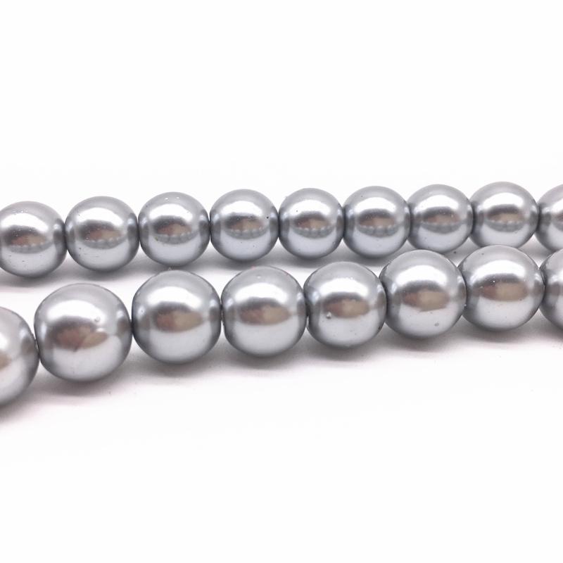 NEW 4/6/8/10mm Round Beads Loose Glass Pearl Spacer Charm Beads for Jewelry Making Diy Handmade Bracelet Accessories