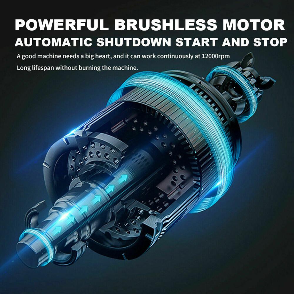 Lavadora de Coches a Presión Inalámbrica sin Escobillas 3500W 6 en 1 Pistola de Agua Eléctrica de Lavado de Coches Portátil Pistola Aspersora de Jardín