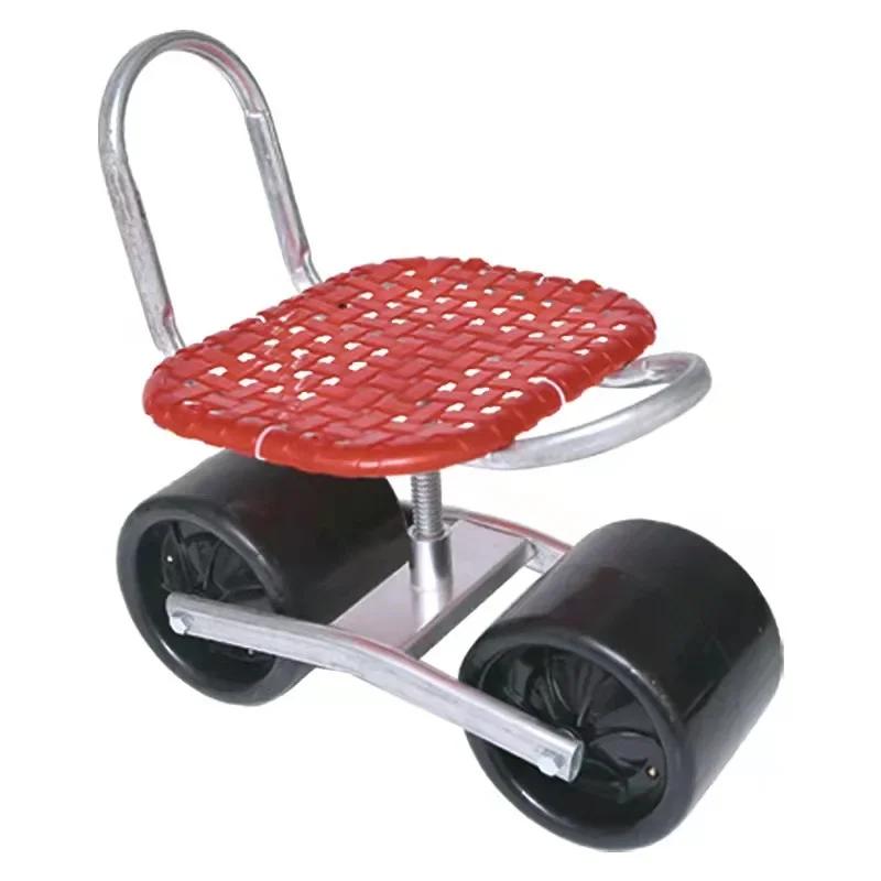 Greenhouse Mobile Lazy Cart Rotating Lifting Small Stool Agricultural Machinery Agricultural Tools Fruit Greenhouse Trolley