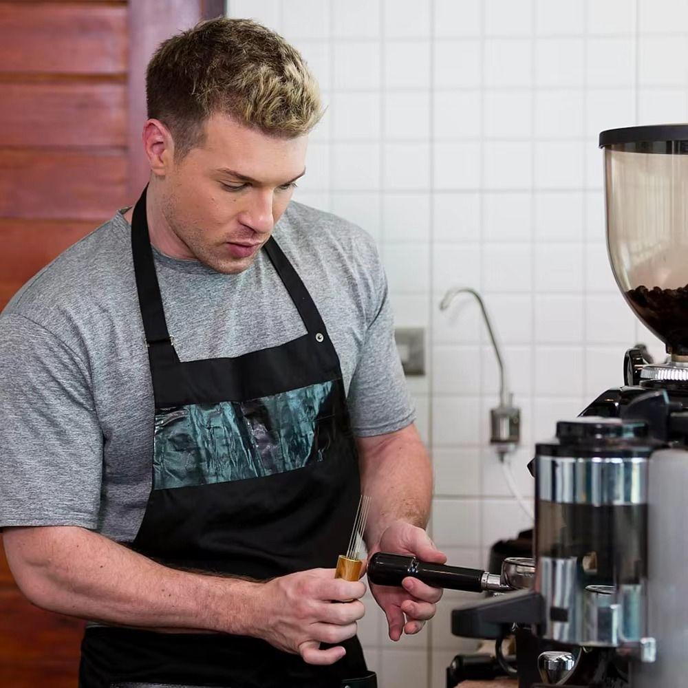 Stainless Steel Coffee Powder Tamper Mini Espresso Distributor Cafe Stirring Tool