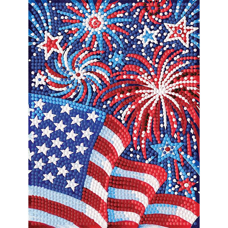 

Набор для алмазной вышивки «Сделай сам» с рамкой, США Полная мозаика 5D Набор для вышивания крестом «Сделай сам» Украшение для дома с рамкой, Коллекция хобби для рукоделия Round 15x20 cm with frame